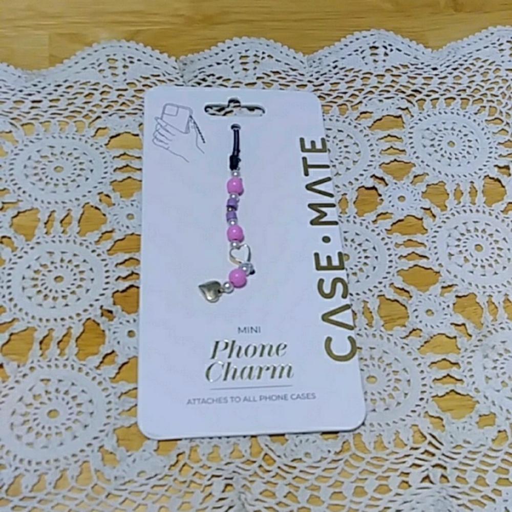 Mini Phone Charm Attaches To Phone Cases